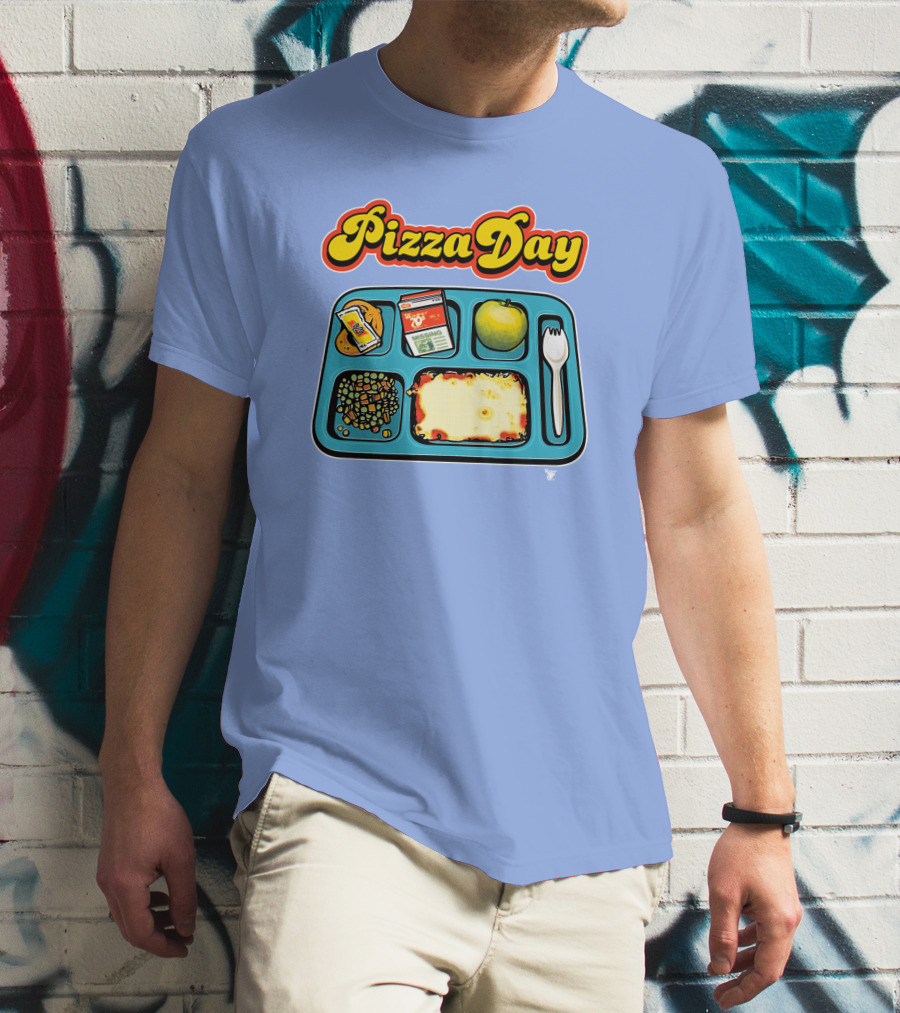 Super 70s Sports Store S7s Pizza Day Lunch Tray T-Shirt