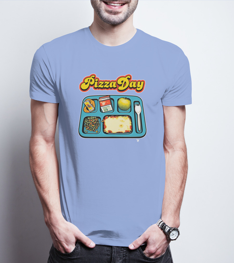Super 70s Sports Store S7s Pizza Day Lunch Tray T-Shirt