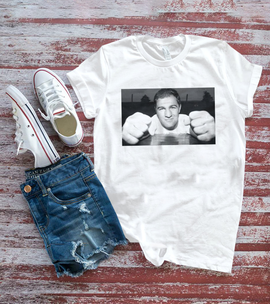 Jeff Garlin Rocky Marciano Boxing Legend Fists Up T-Shirt