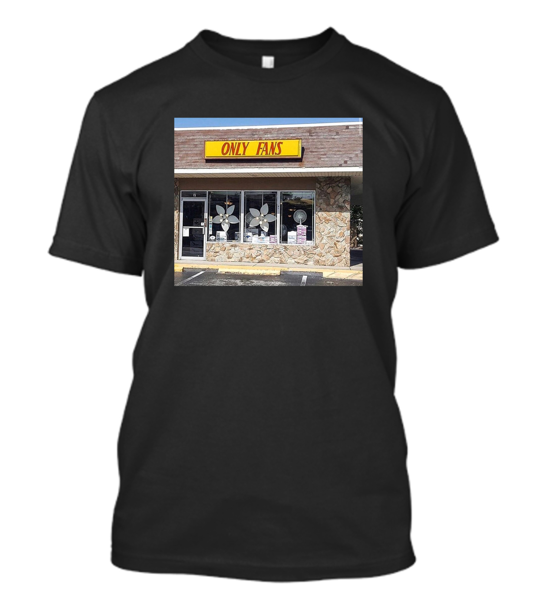 Only Fans Storefront With Stone Décor Blgcitydes T-Shirt