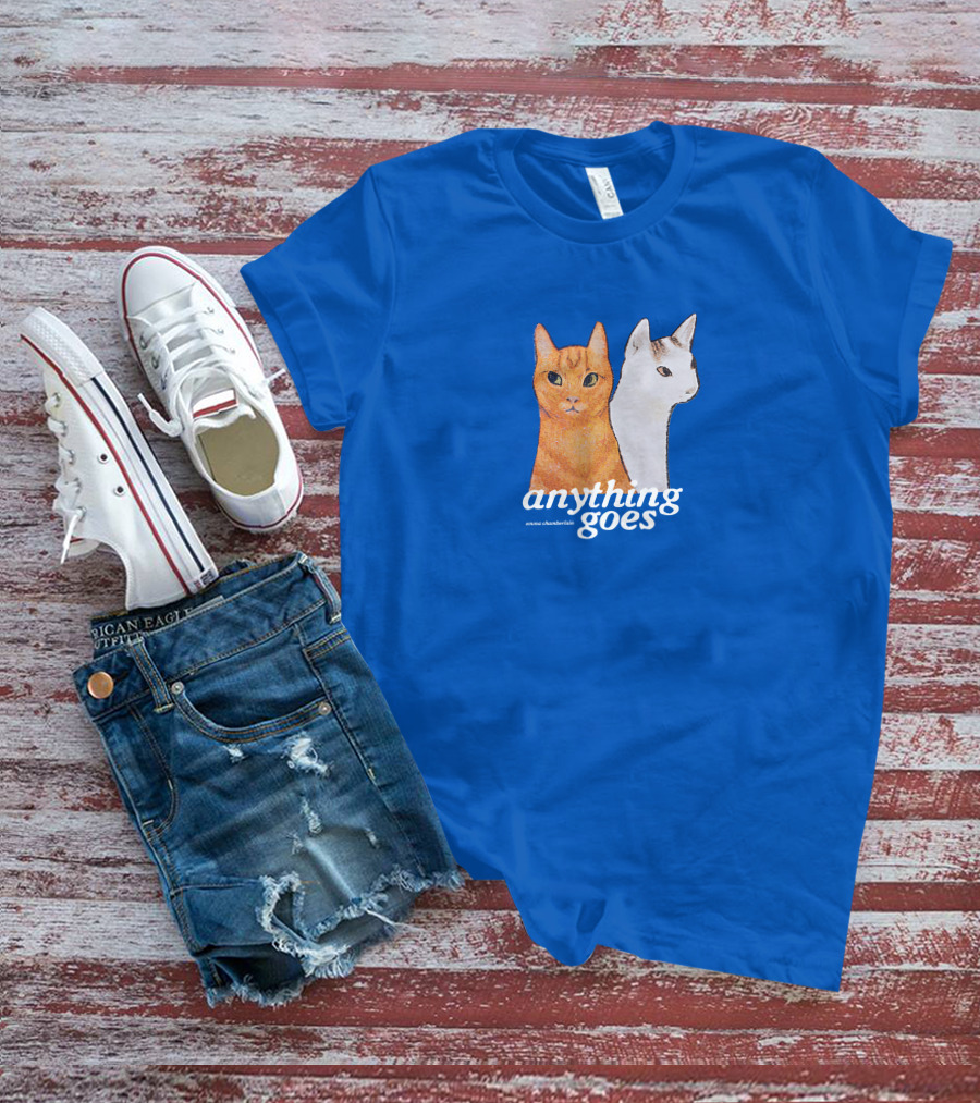Anything Goes Emma Chamberlain Merch Cats T-Shirt