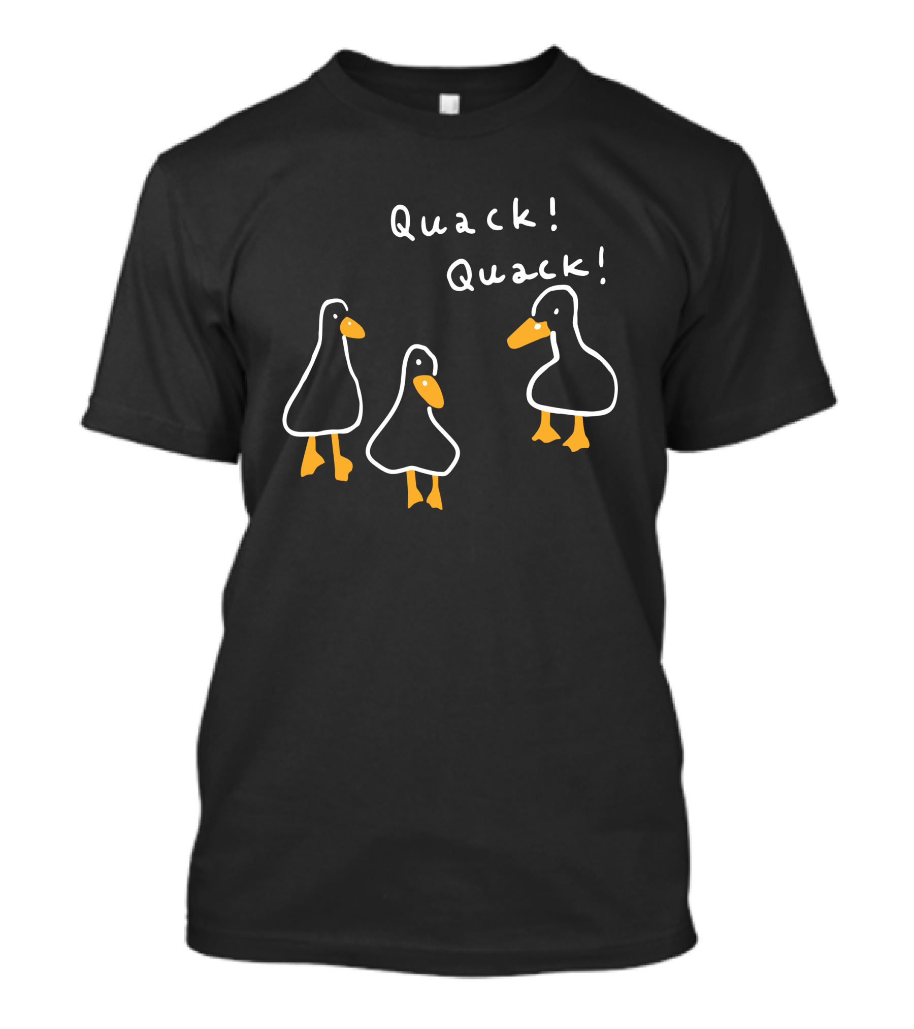 Quack Quack Funny Duck Trio T-Shirt