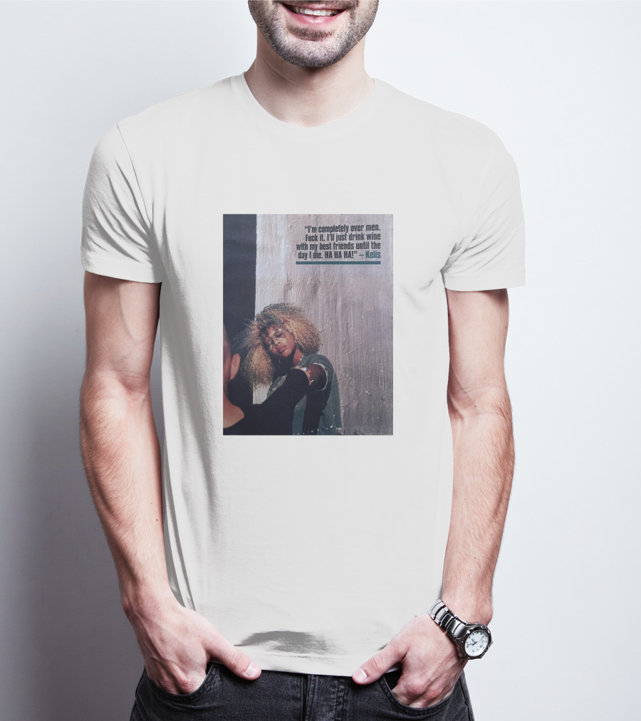 Kelis NME Magazine 2000 I'm Completely Over Men T-Shirt