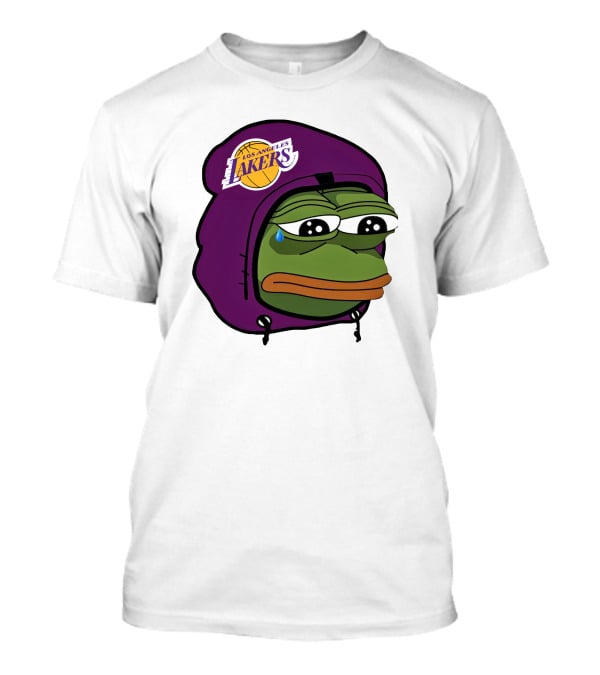 Lakeshowyo Los Angeles Lakers Fan Sad Pepe T-Shirt