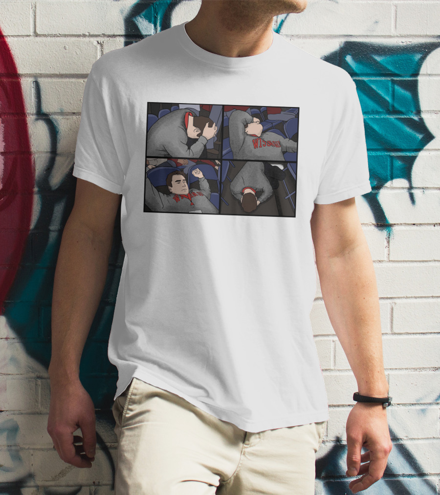 Meltdown Wisconsin Fan Pardon My Take Hank Lockwood T-Shirt