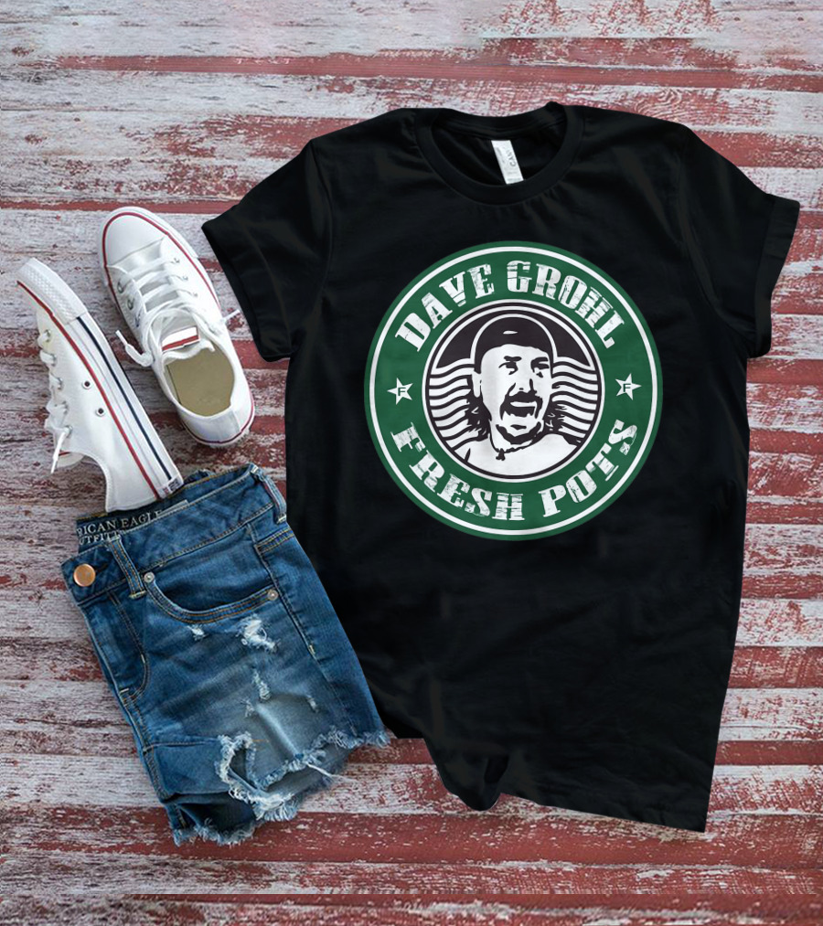 Dave Grohl Fresh Pots Coffee T-Shirt