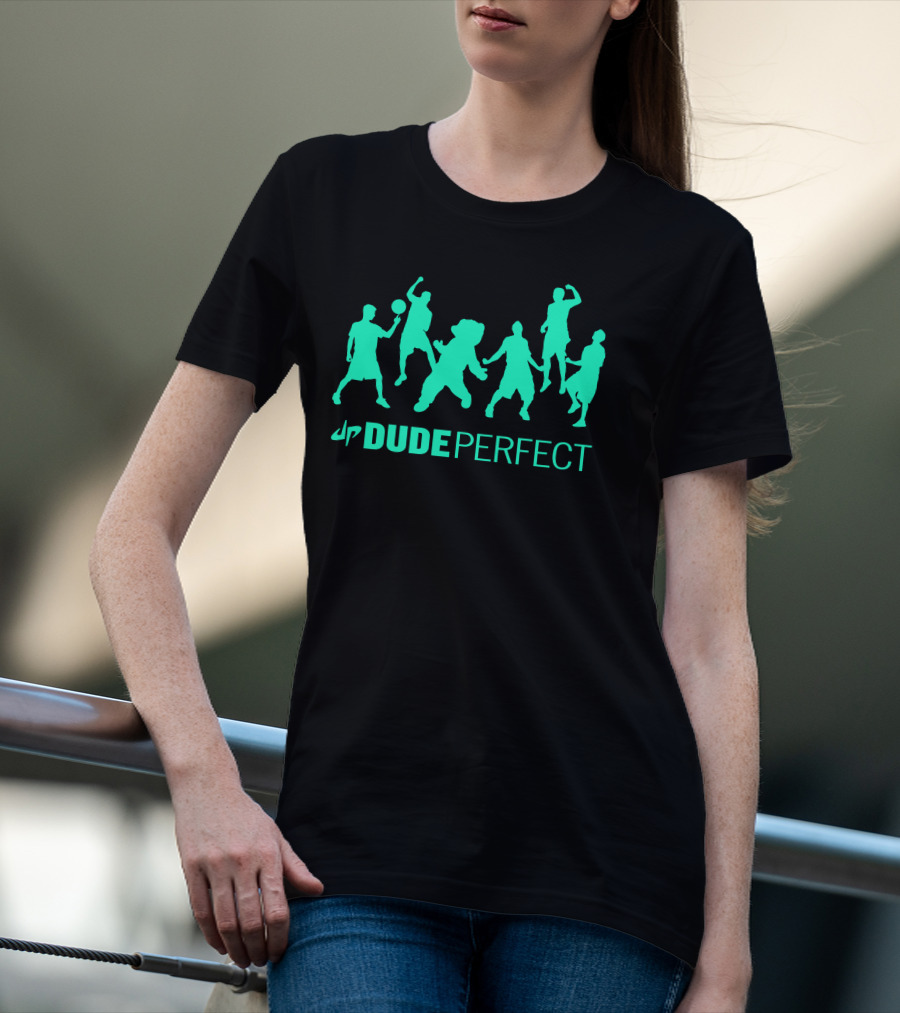 Dude Perfect Dp Silhouettes YouTube 3D Custom T-Shirt