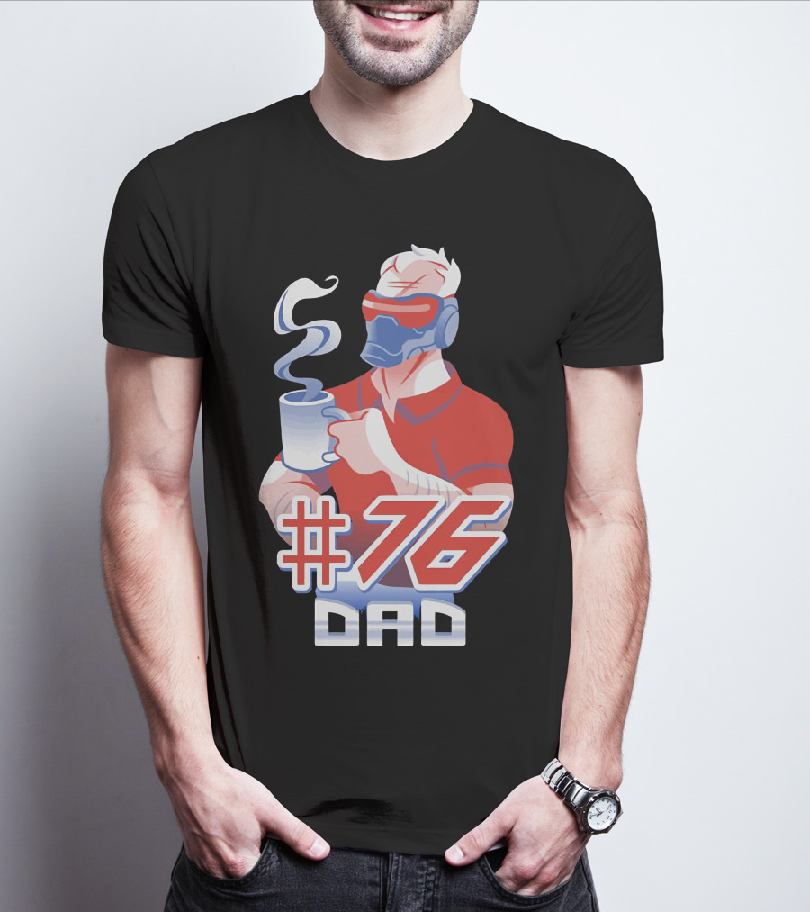 Soldier76 #76 Dad Coffee Mug Gaming T-Shirt