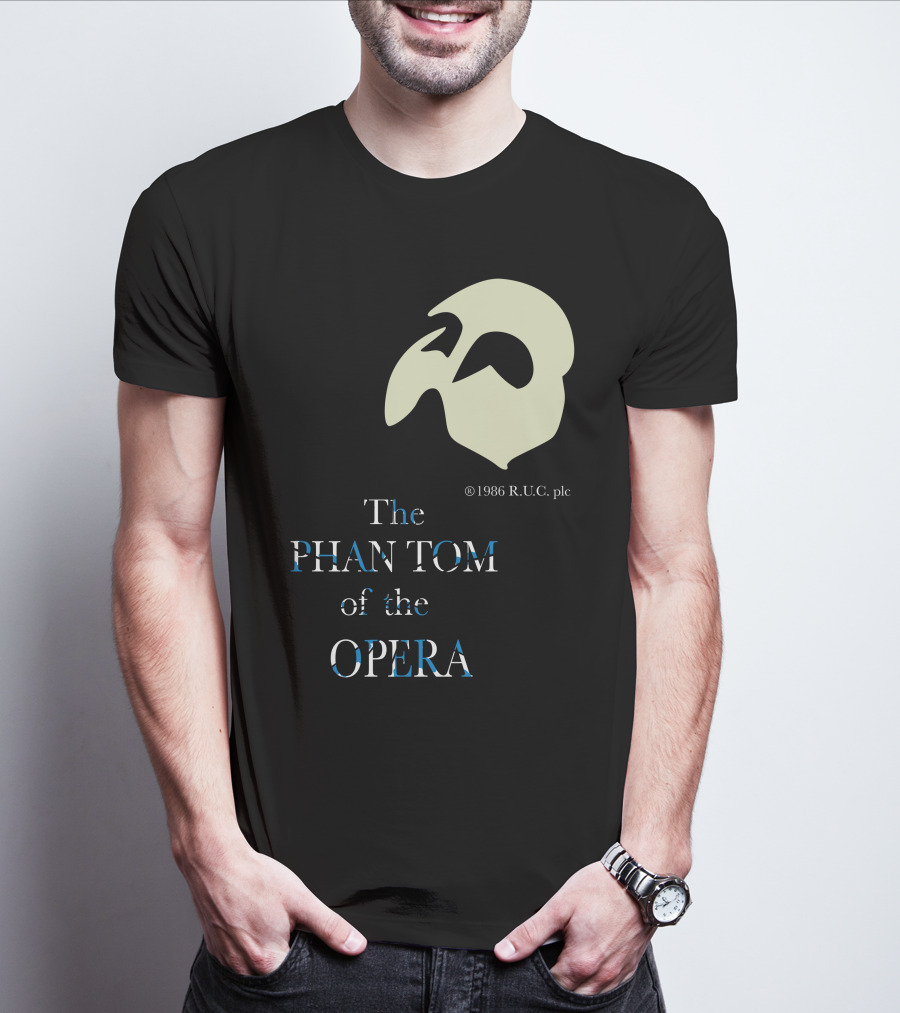 The Phantom Of The Opera Vintage Local Crew 1986 R.U.C. Plc T-Shirt