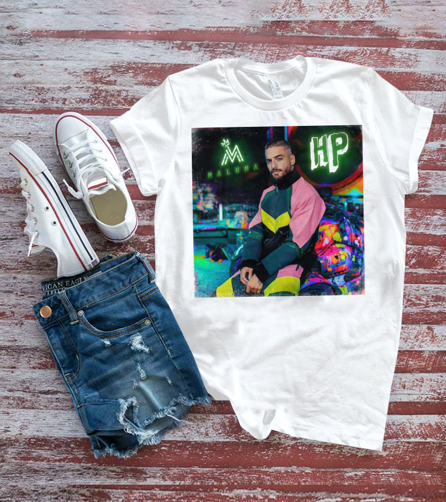HP Maluma Neon Style Bright Colors T-Shirt