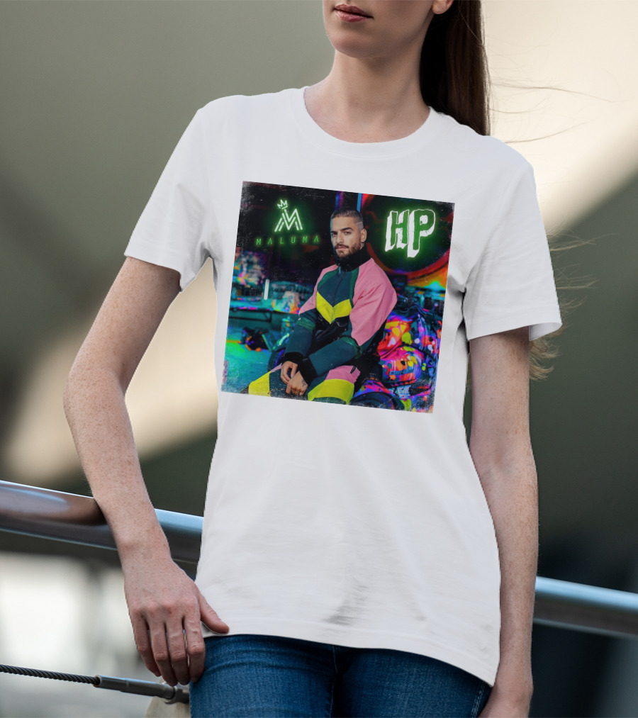 HP Maluma Neon Style Bright Colors T-Shirt