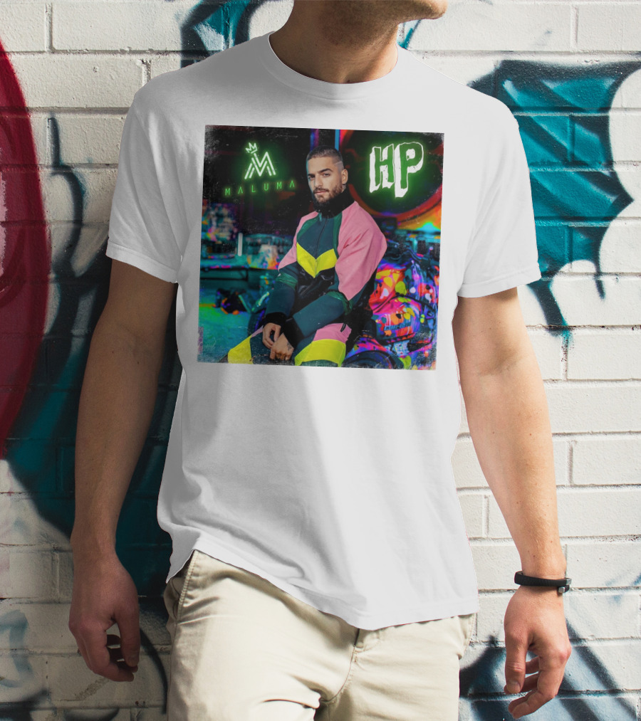 HP Maluma Neon Style Bright Colors T-Shirt