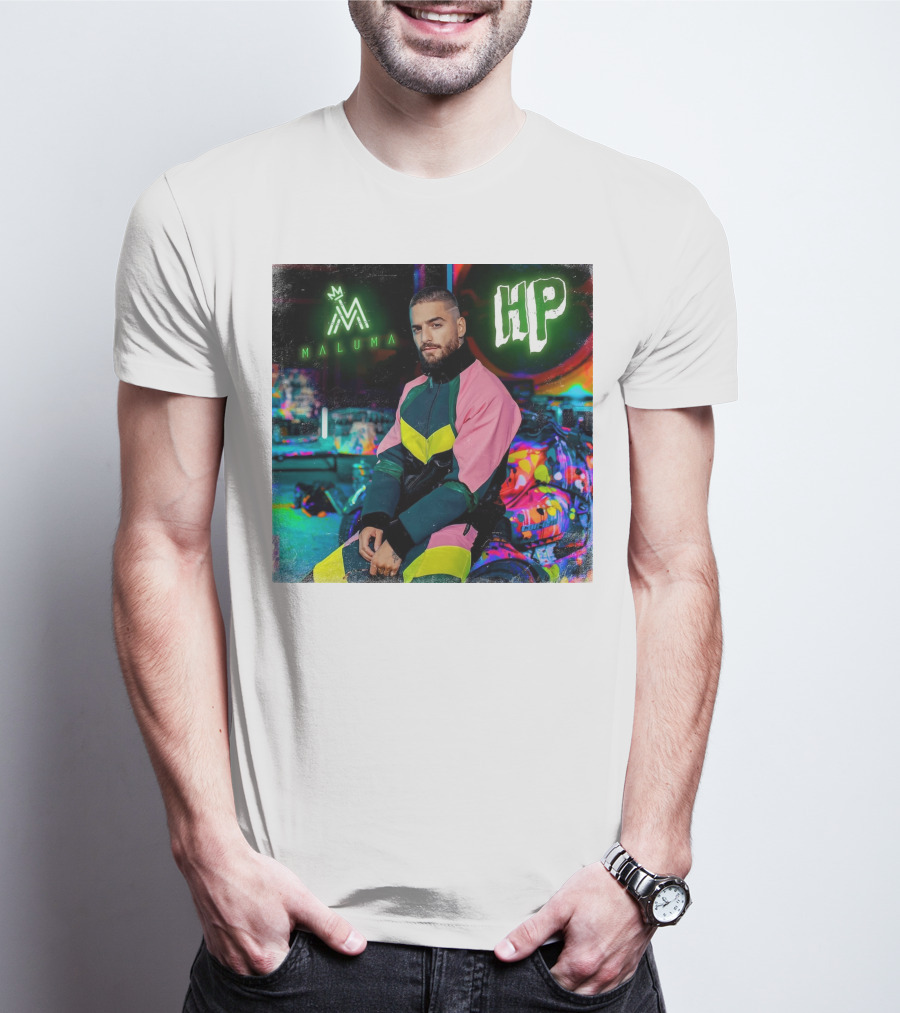 HP Maluma Neon Style Bright Colors T-Shirt