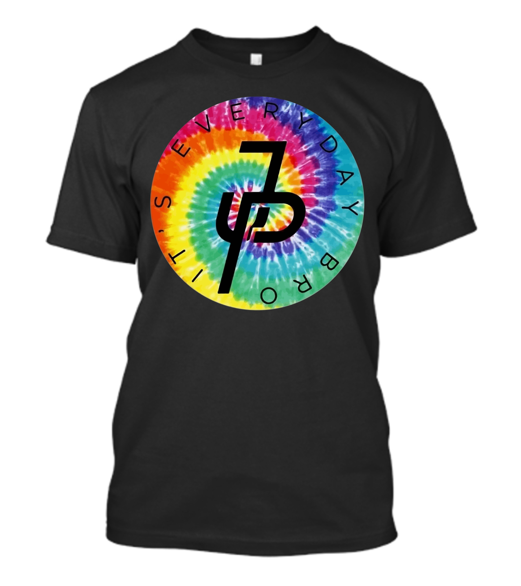 Jake Paul It's Everyday Bro Tie-Dye Logo Youth Personalized Shorts T-Shirt