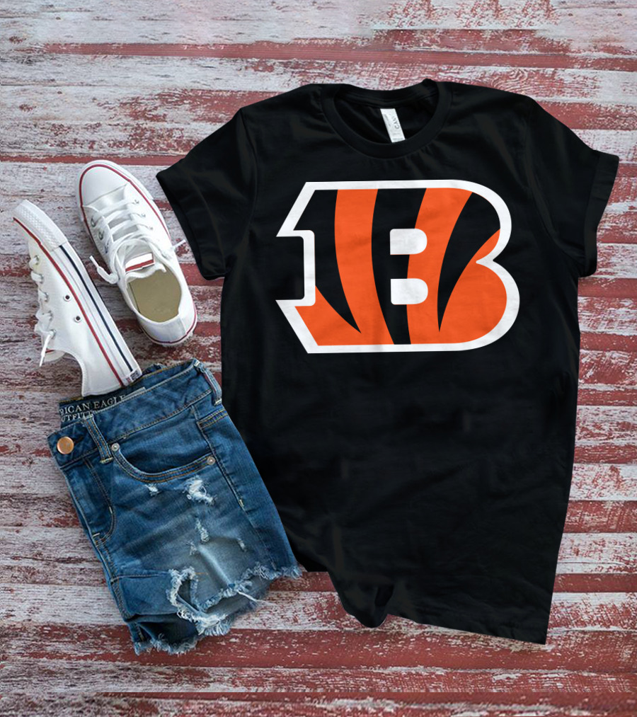 Cincinnati Bengals NFL Football Team Logo Tigers T-Shirt
