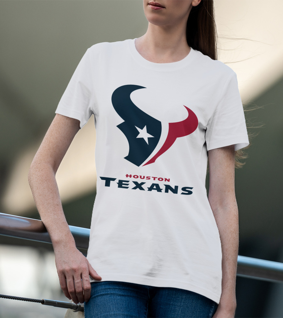 Houston Texans Team Logo For Football Fans T-Shirt