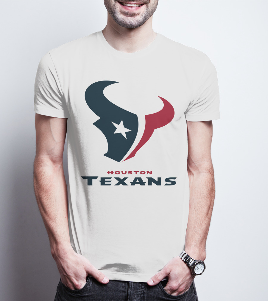 Houston Texans Team Logo For Football Fans T-Shirt