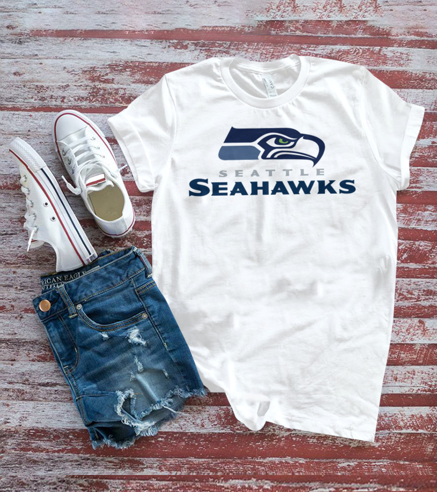 Seattle Seahawks Football Team Logo For Fans T-Shirt