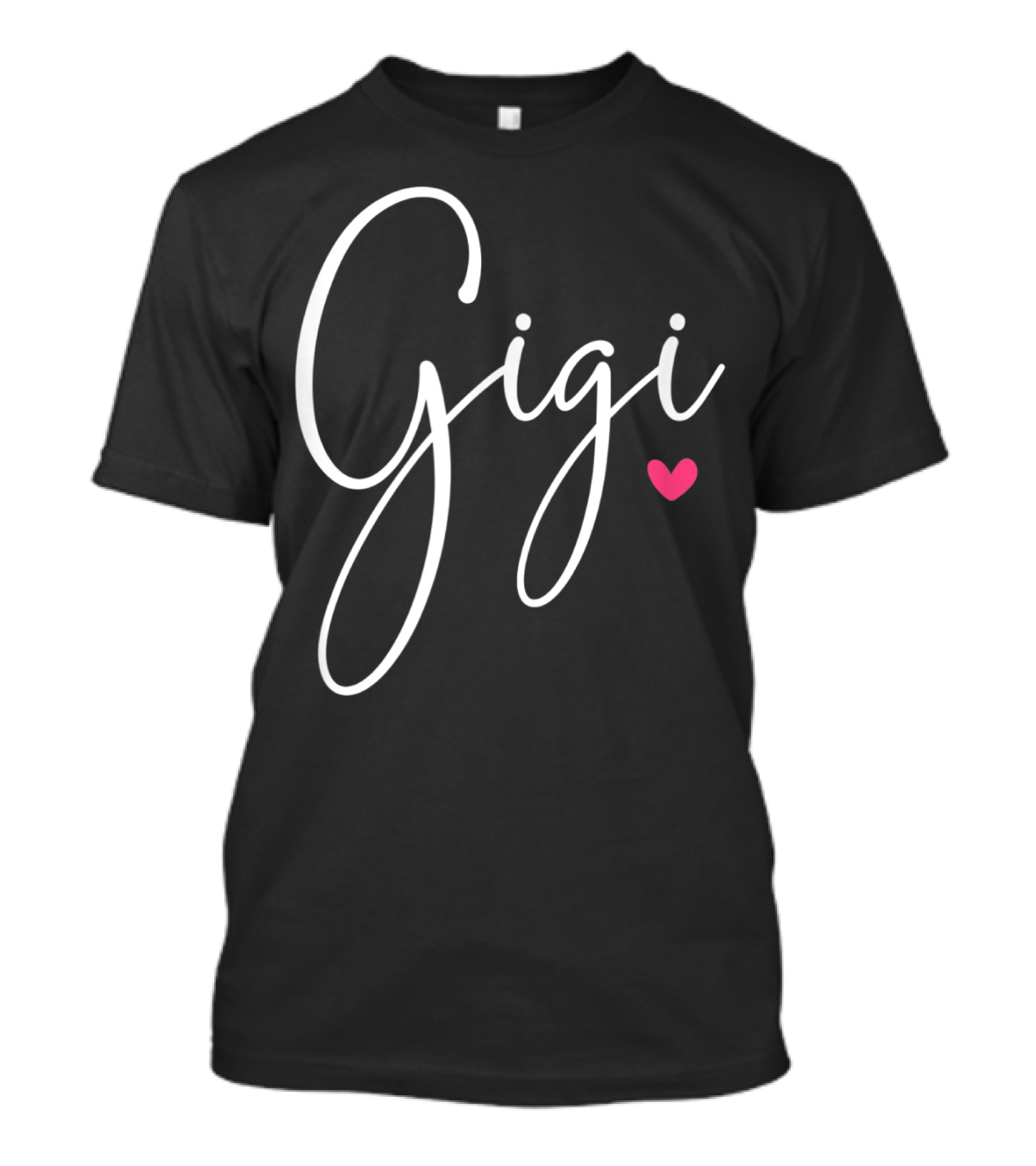 Gigi Grandma Christmas Birthday Heart T-Shirt