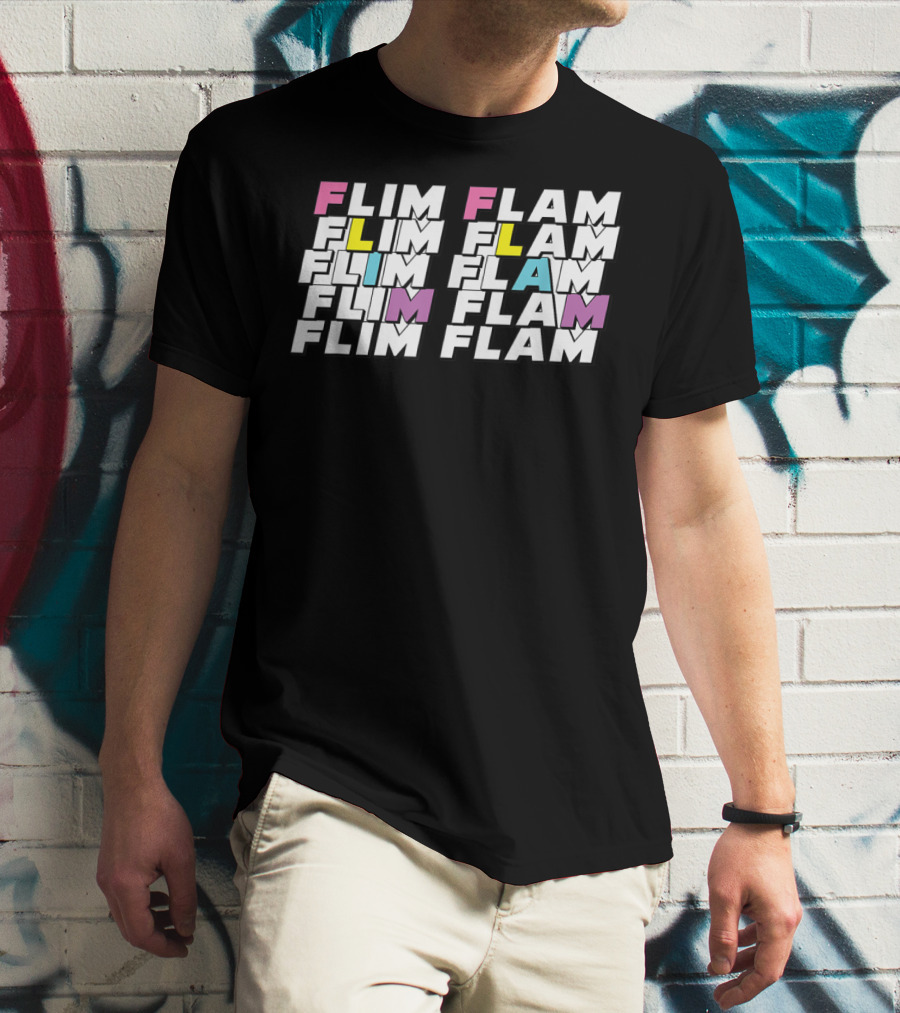 FLIM FLAM Stacked T-Shirt