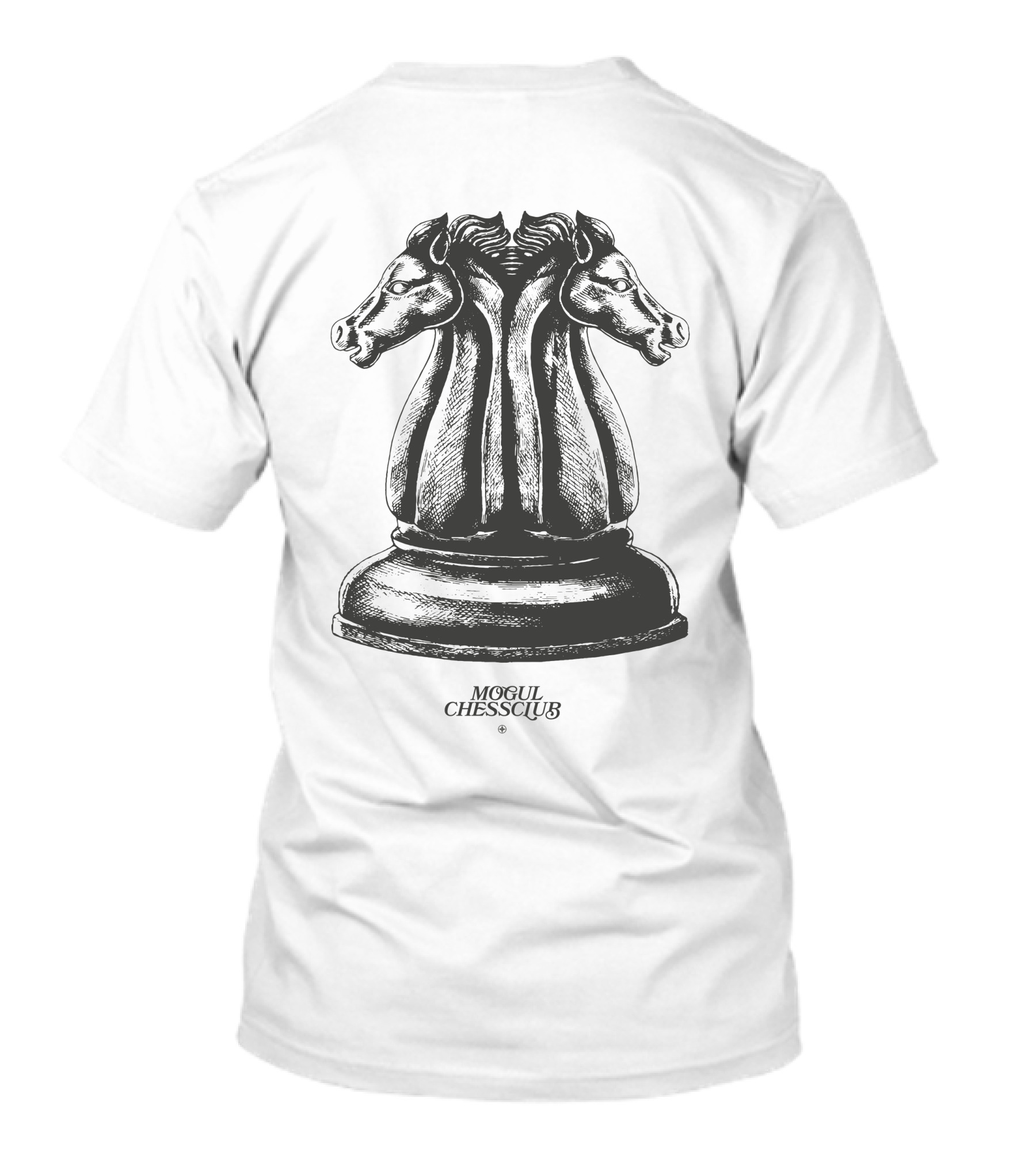 Mogul Chess Club Shield Icon Rook T-Shirt