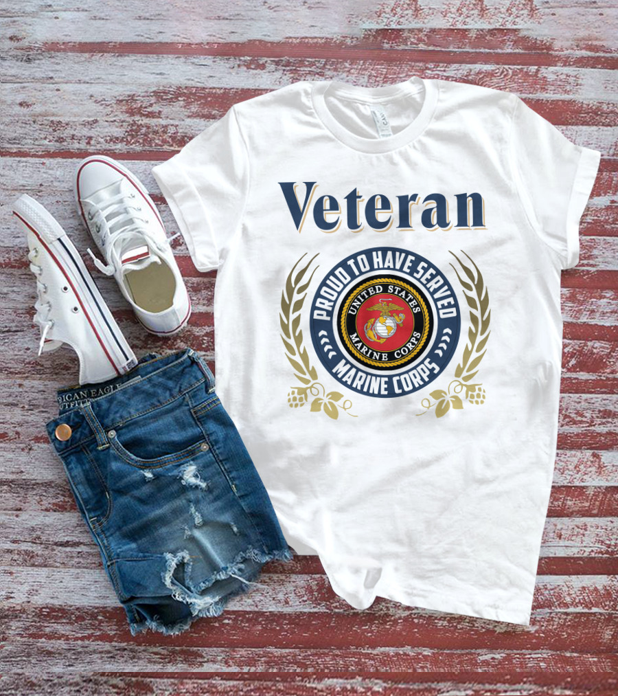 Veteran Proud To Have Served United States Marine Corps T-Shirt