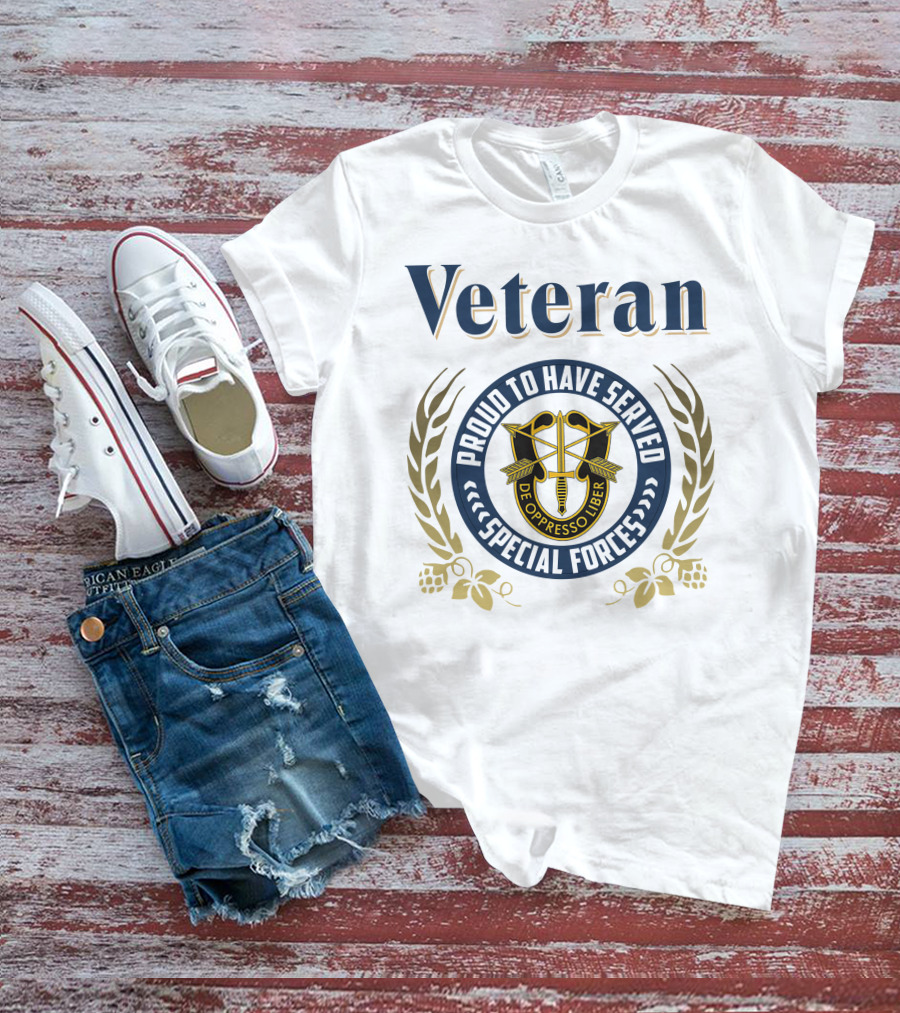 Veteran Proud To Have Served Special Forces De Oppresso Liber T-Shirt