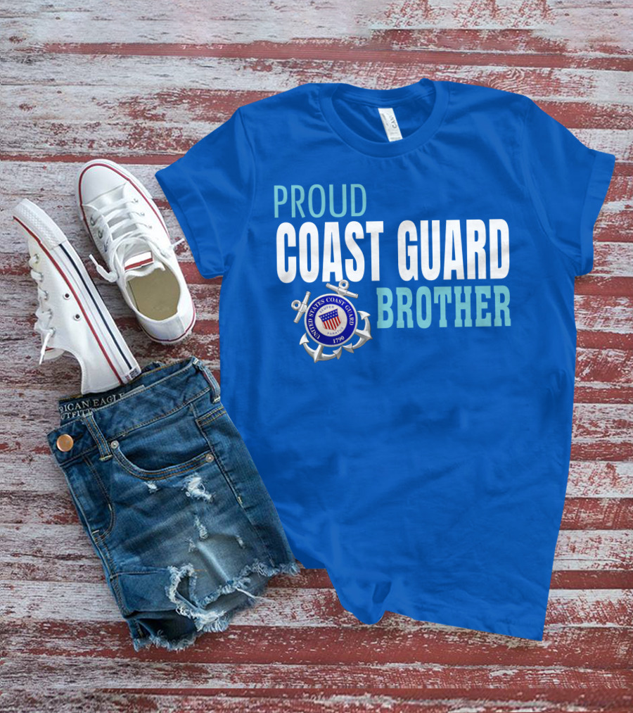 Proud Coast Guard Brother United States Coast Guard 1790 T-Shirt