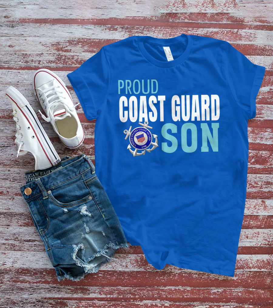 Proud Coast Guard Son United States Coast Guard 1790 T-Shirt