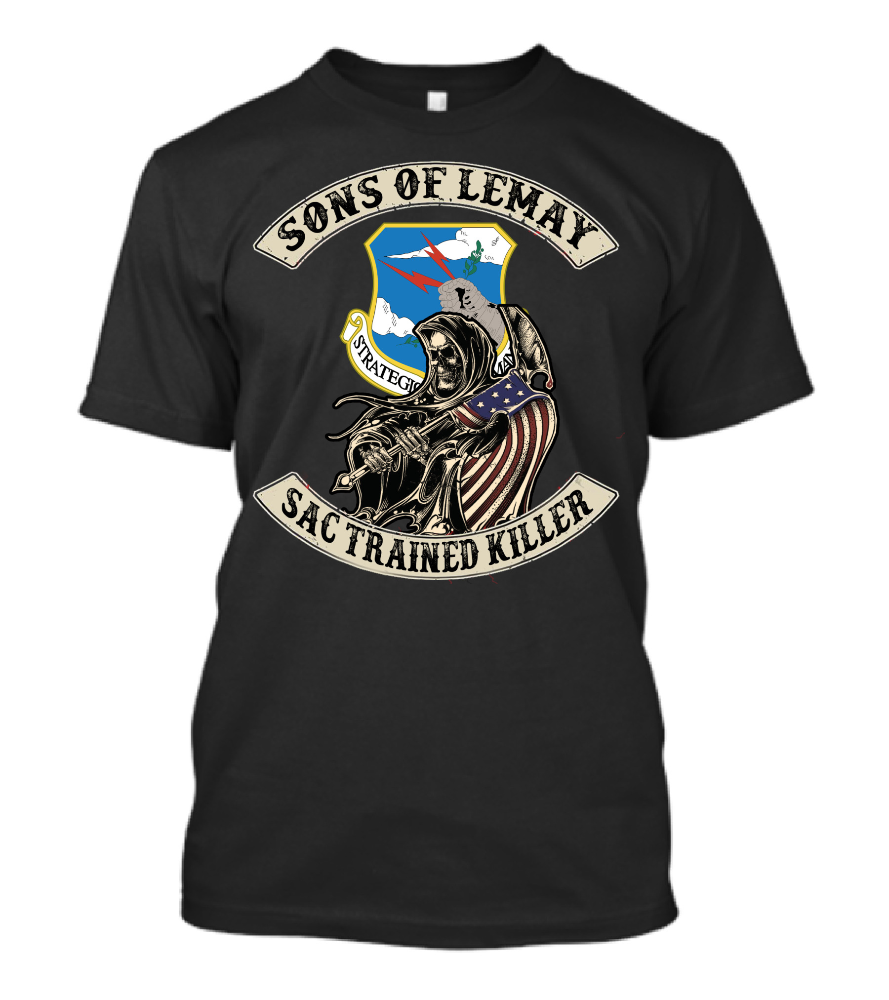 Sons Of Lemay Sac Trained Killer Strategic Air Command T-Shirt