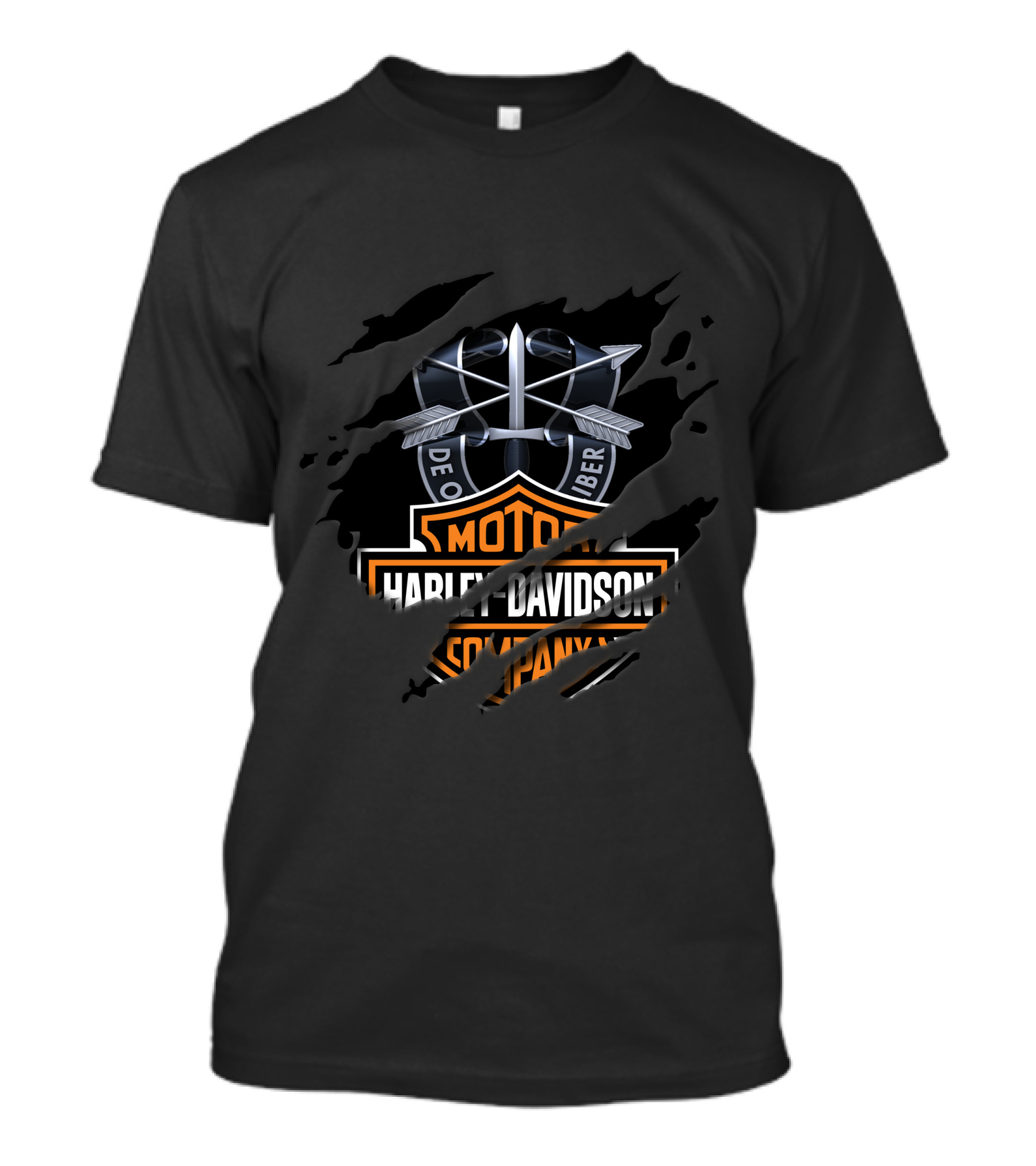 Harley Davidson Motorcycle Company Armed Forces T-Shirt