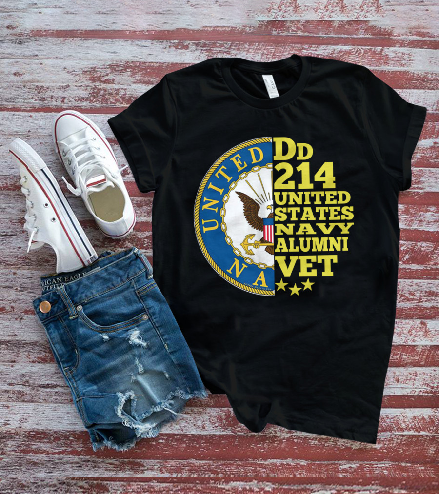 Dd 214 United States Navy Alumni Vet T-Shirt