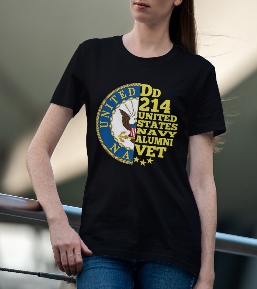 Dd 214 United States Navy Alumni Vet T-Shirt