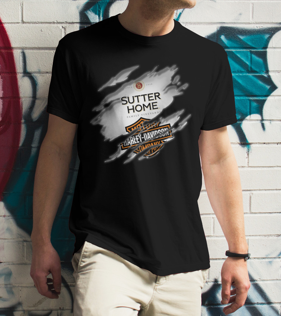 Sutter Home Vineyards Harley Davidson Since 1948 T-Shirt