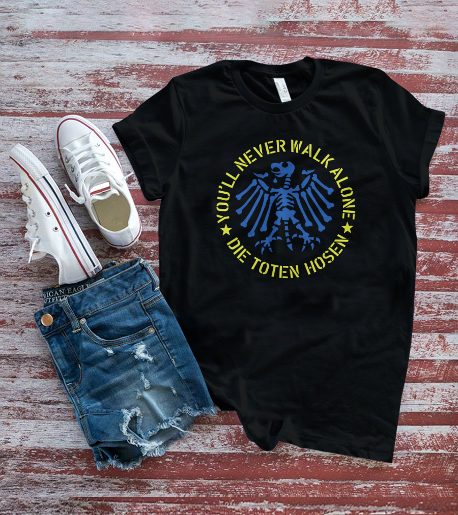 You'll Never Walk Alone Die Toten Hosen Skeleton Eagle T-Shirt