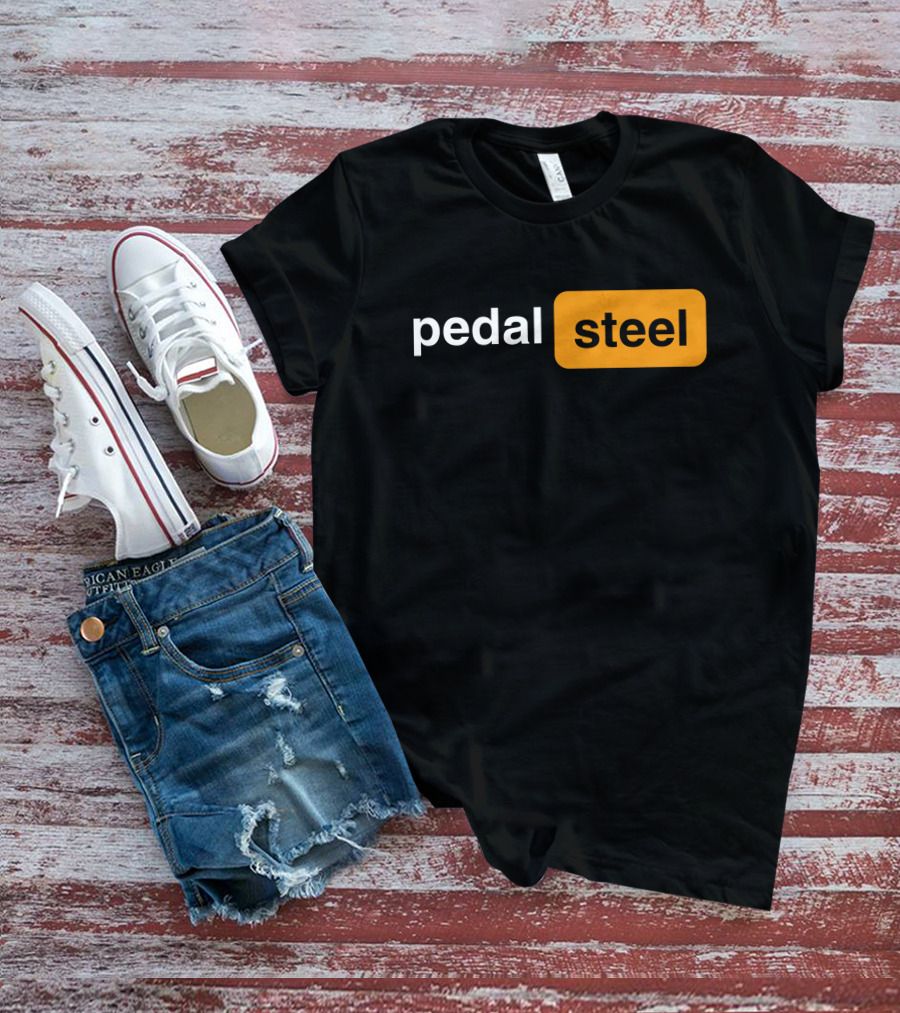 Pedal Steel Hippies And Cowboys Merch Pedal Steel T-Shirt