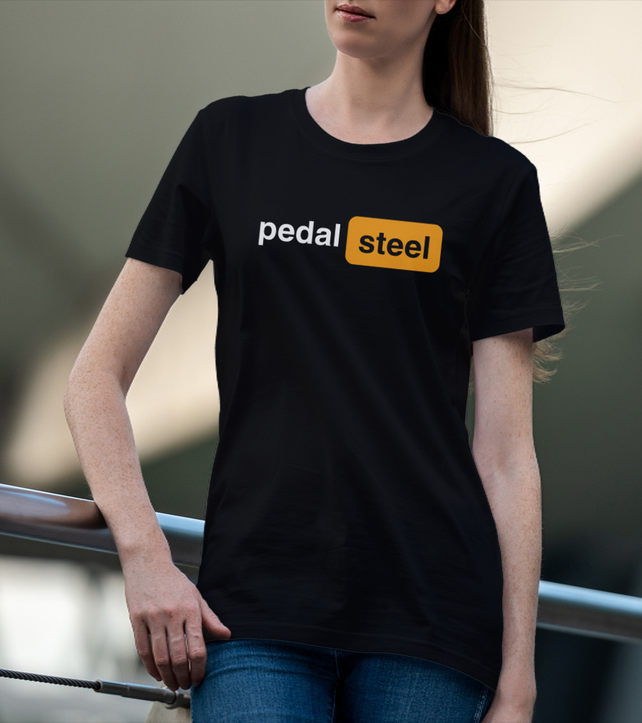 Pedal Steel Hippies And Cowboys Merch Pedal Steel T-Shirt