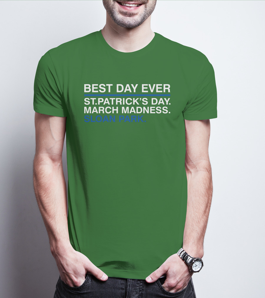 Seiya Suzuki Best Day Ever St. Patrick’s Day March Madness Sloan Park T-Shirt