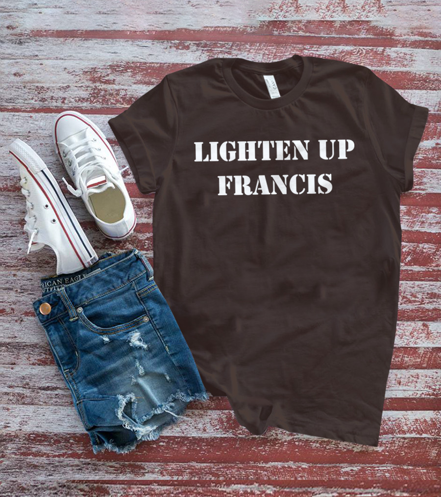 Super 70s Sports Lighten Up Francis Classic Retro Phrase T-Shirt
