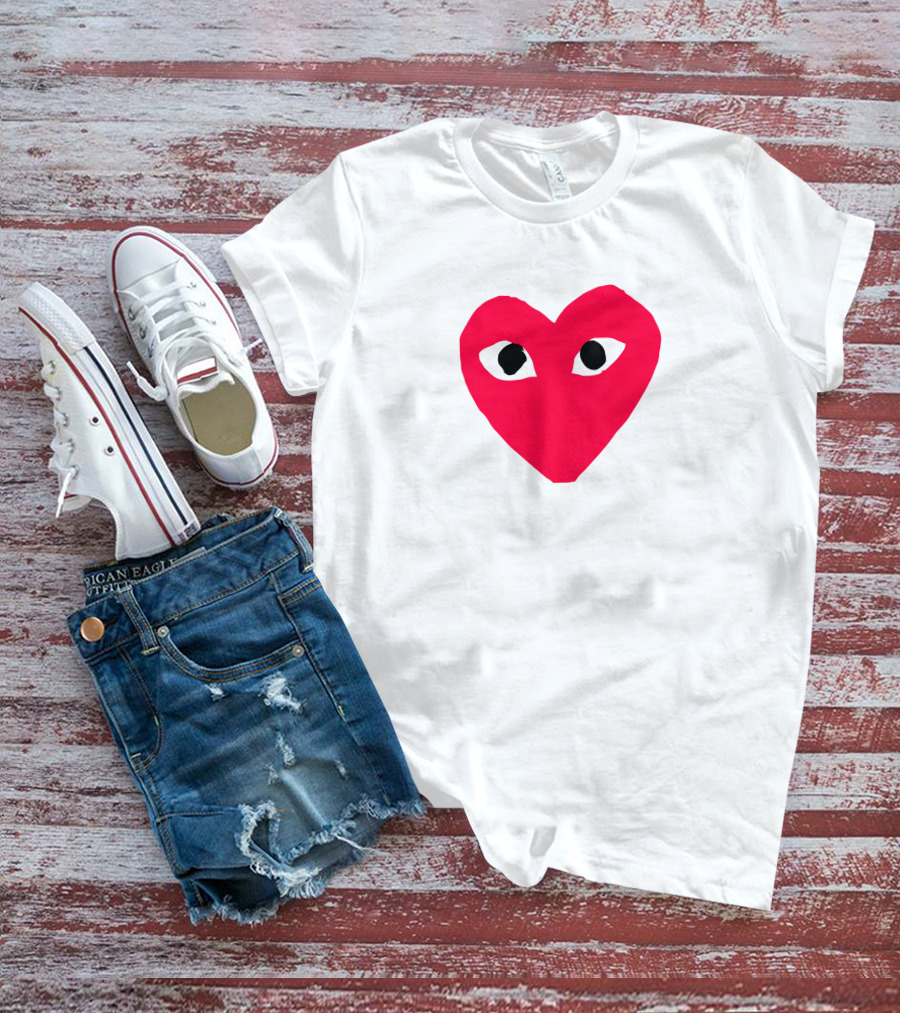 Comme Des Garçons Heart Eye Logo CDG T-Shirt