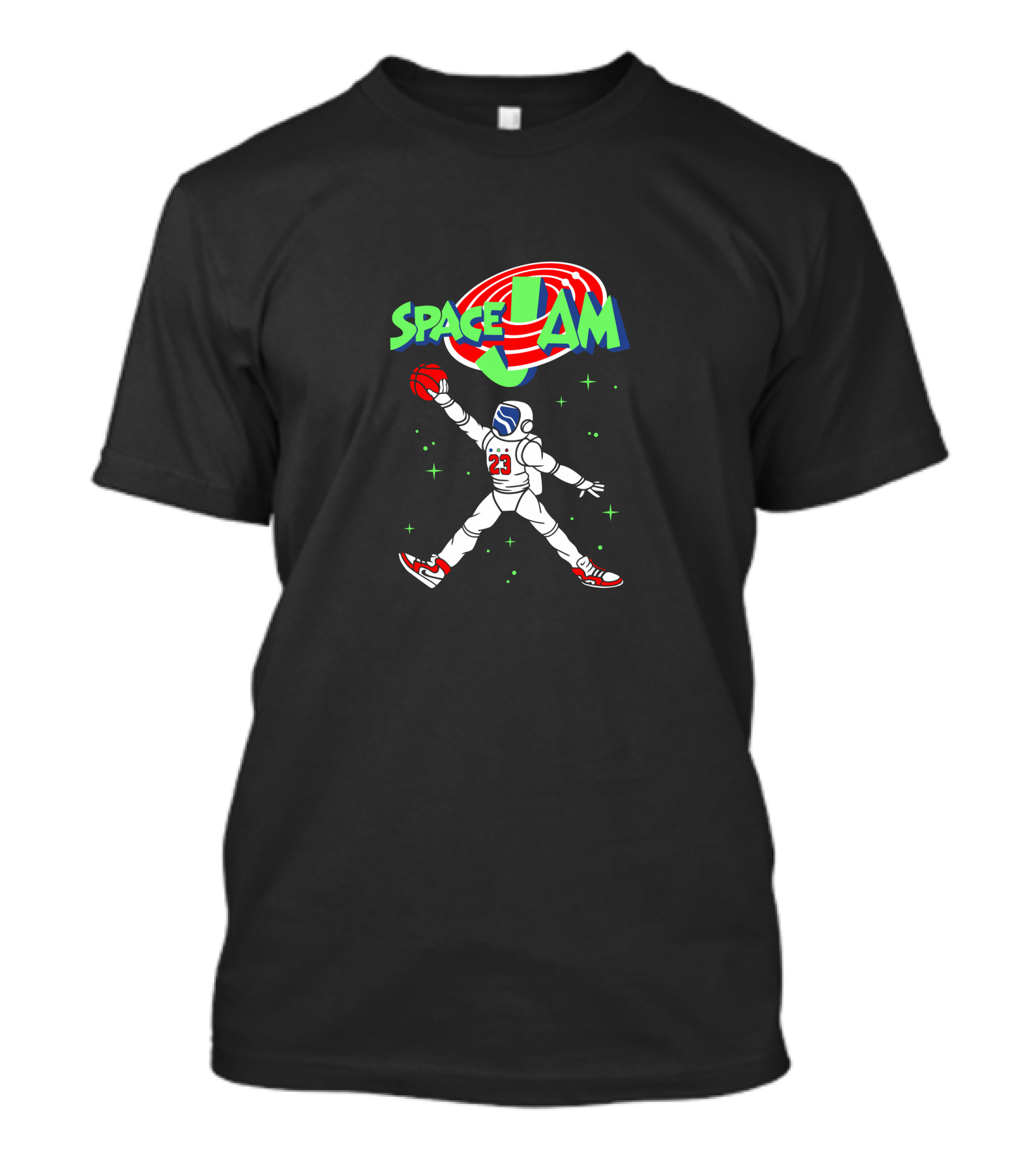 Space Jam Astronaut Basketball Crossover T-Shirt