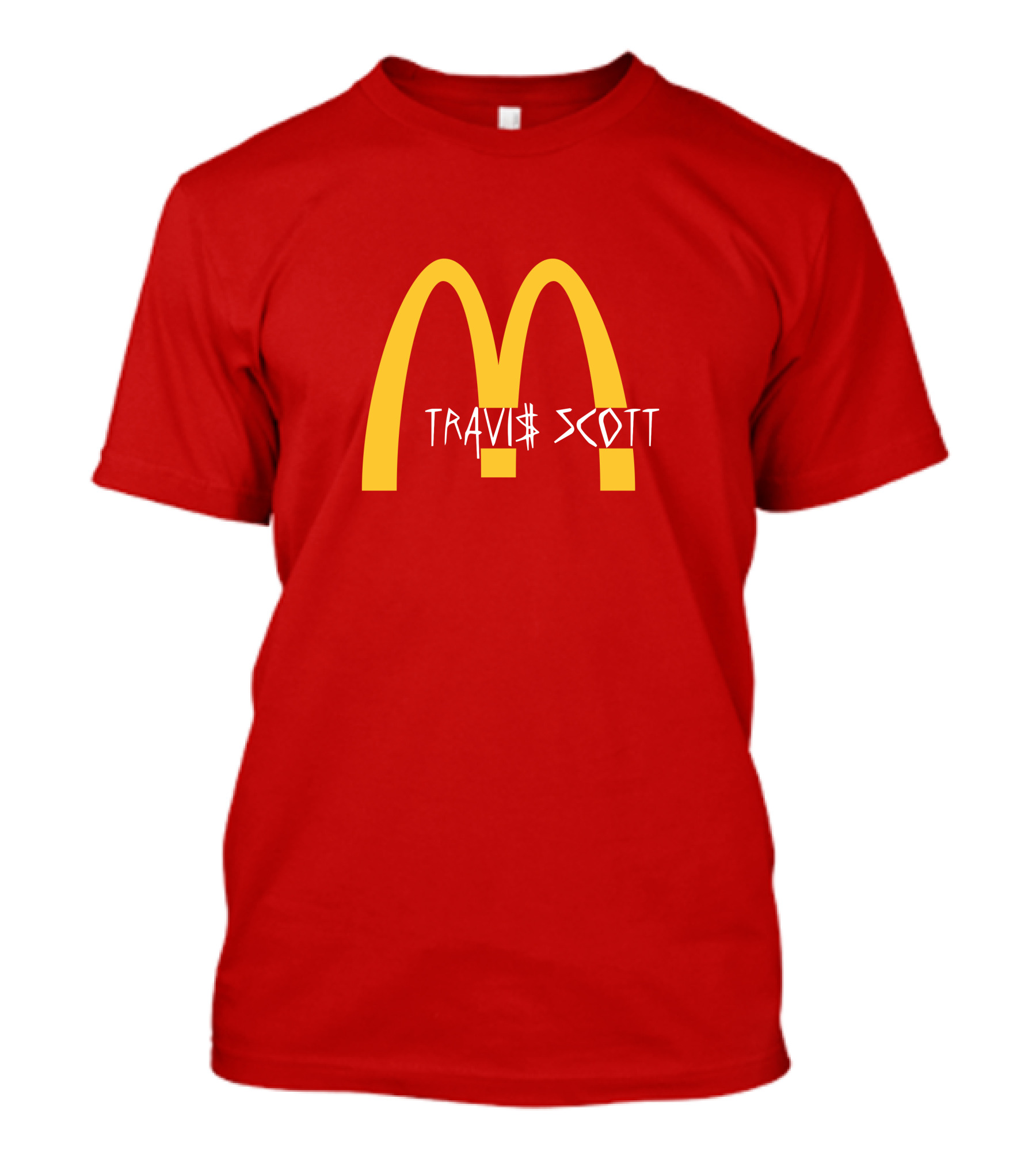 Travis Scott McDonald's Collaboration Golden Arches T-Shirt