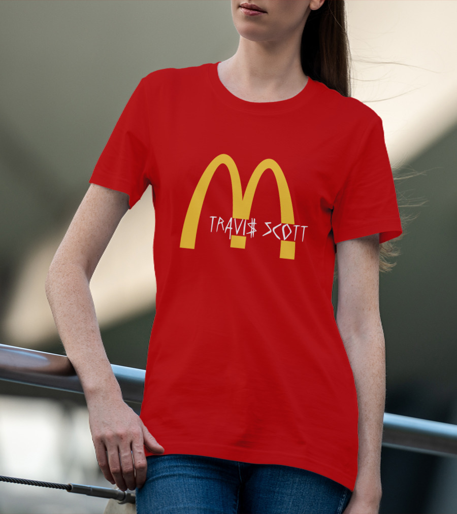 Travis Scott McDonald's Collaboration Golden Arches T-Shirt