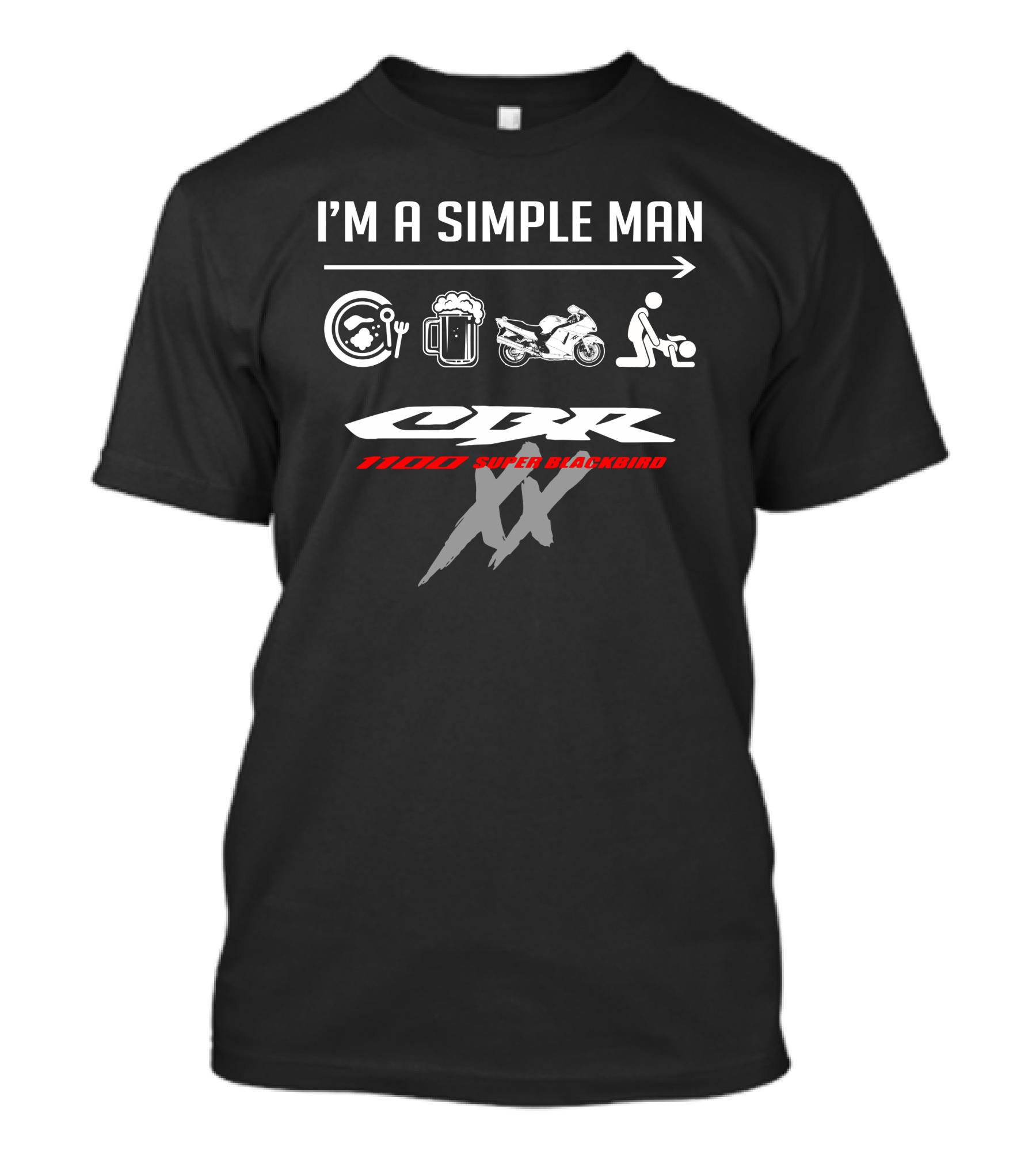 I'm A Simple Man CBR 1100 Super Blackbird T-Shirt