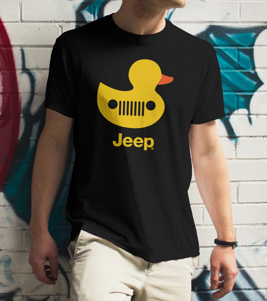 Duck Duck Jeep Rubber Duck Jeep Grill T-Shirt