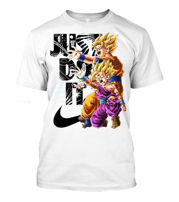 Just Do It Vintage DBZ Dragon Goku Super Saiyan T-Shirt