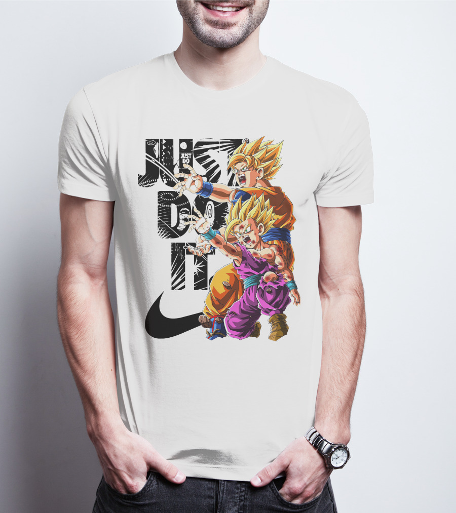 Just Do It Vintage DBZ Dragon Goku Super Saiyan T-Shirt