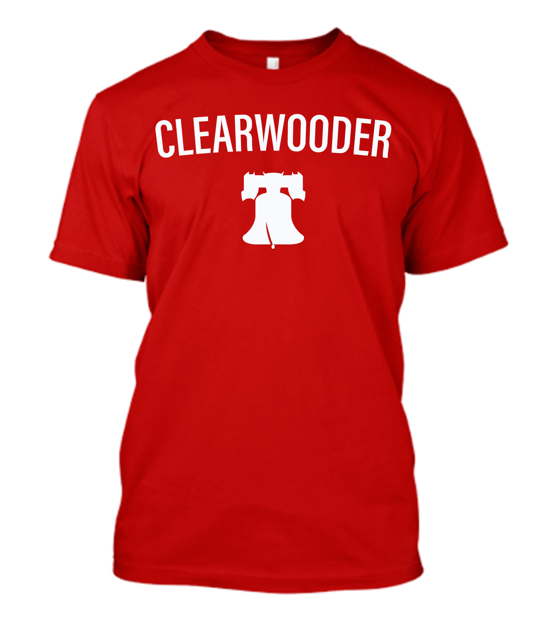 Phillies Clearwooder Liberty Bell Icon Red T-Shirt