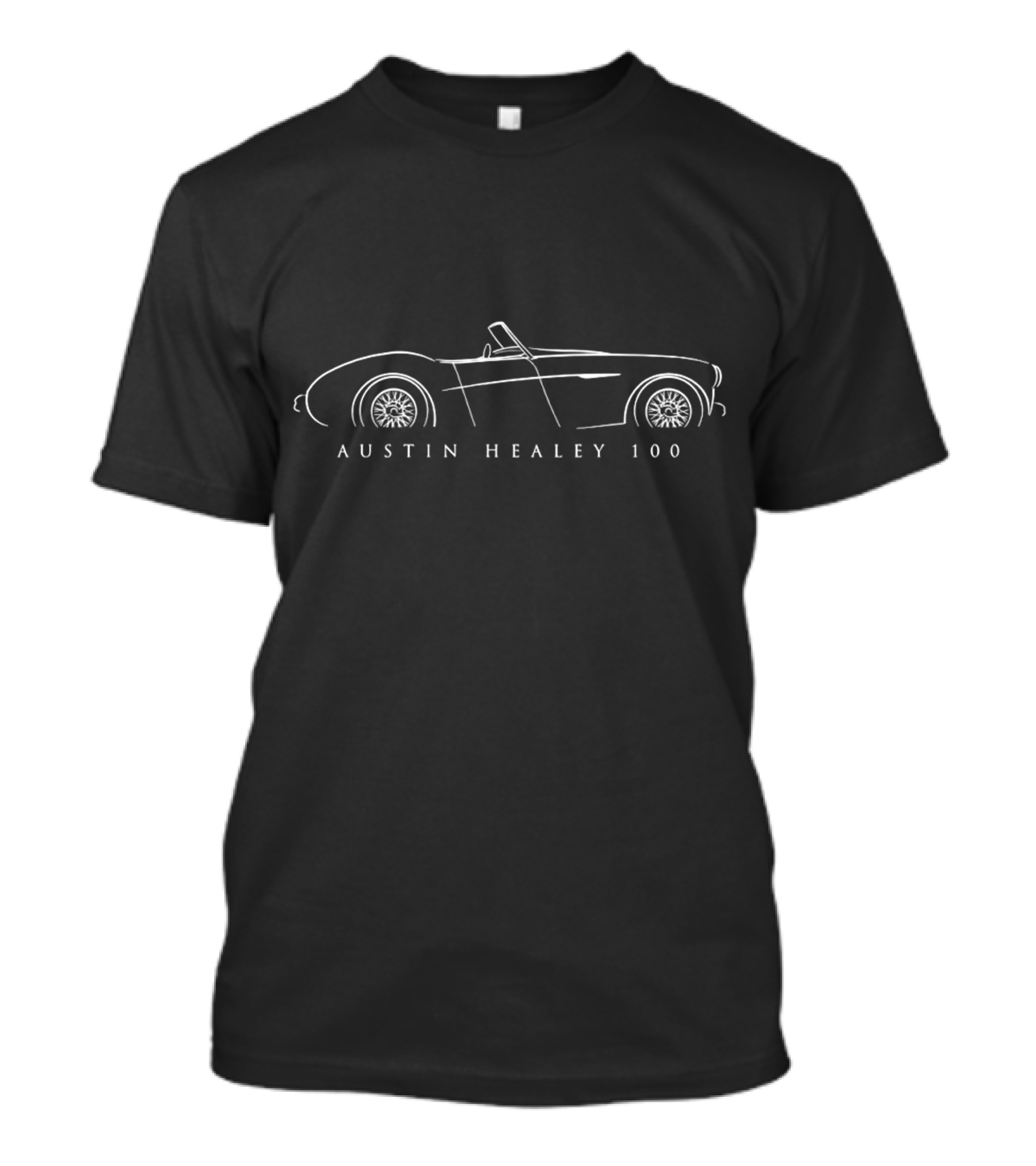 Austin Healey 100 Convertible Classic Outline T-Shirt