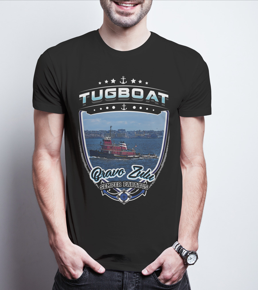Tugboat Bravo Zulu Semper Paratus T-Shirt